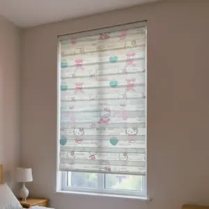 Hello Kitty Design 100x220cm Roll Up Curtain