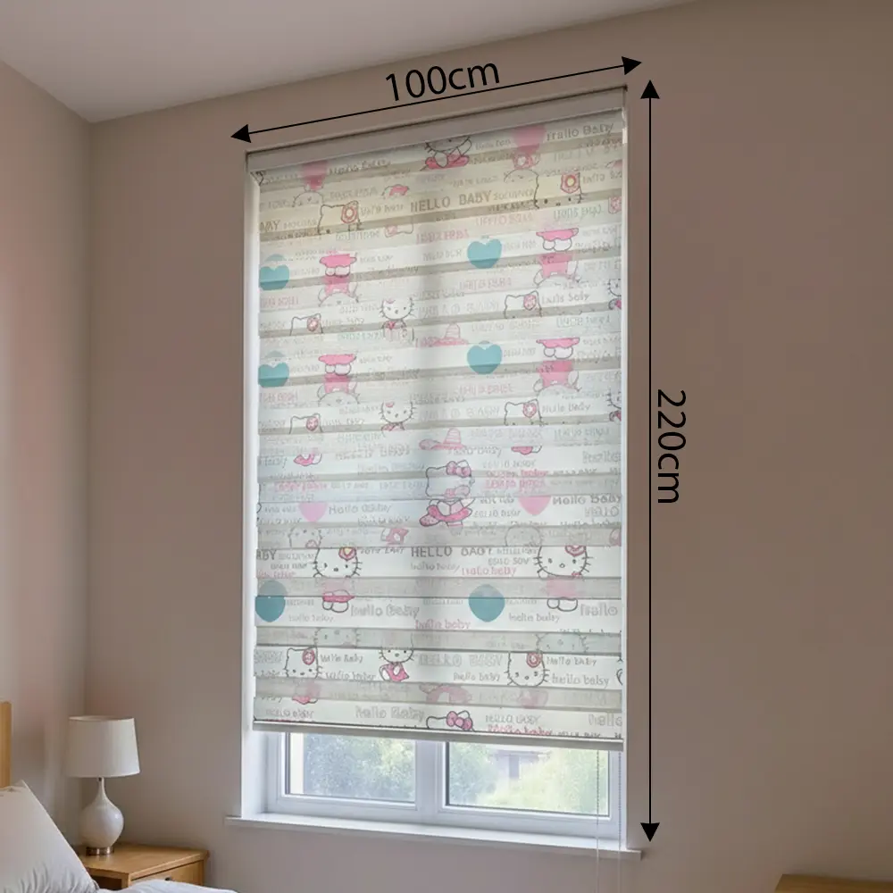 Hello Kitty Design Roll Up Curtain 4