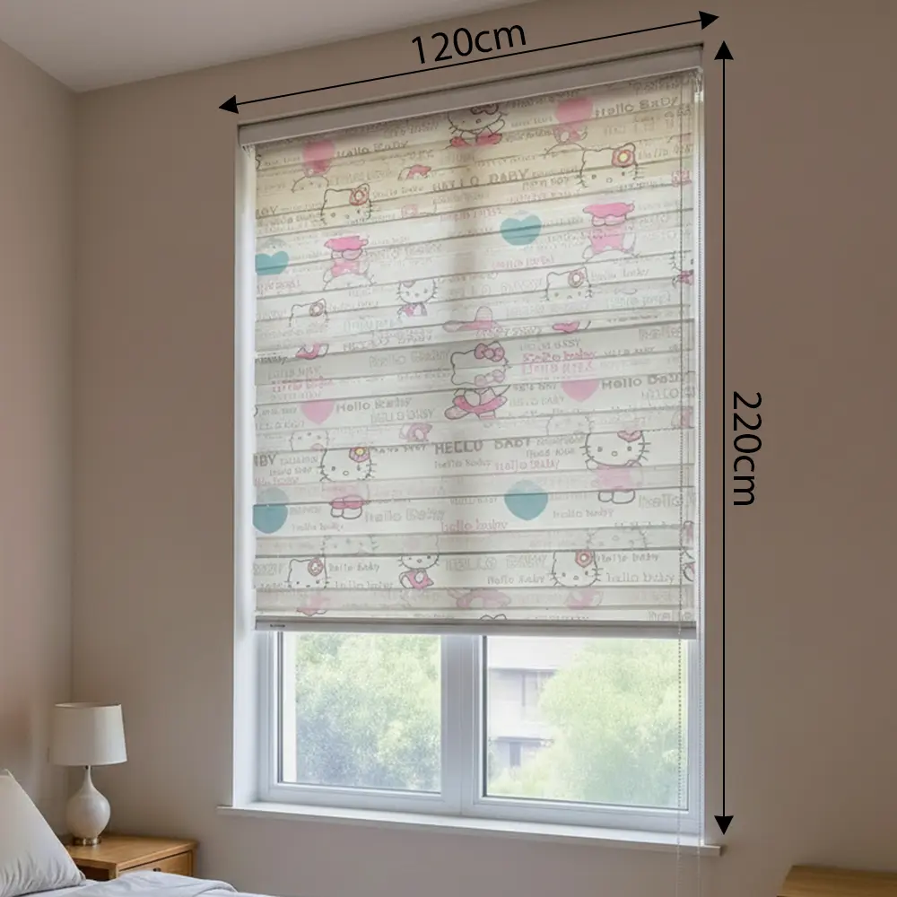 Hello Kitty Design Roll Up Curtain 5