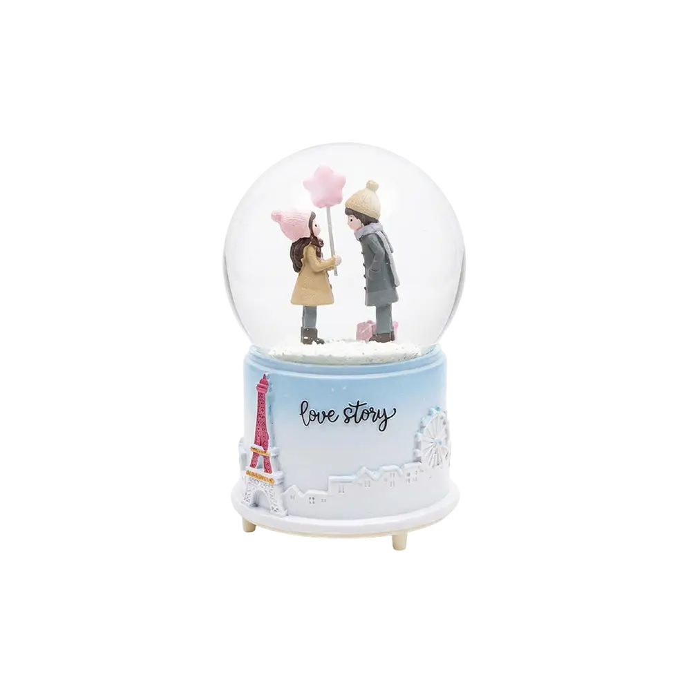 Love Story Snow Ball Night Light