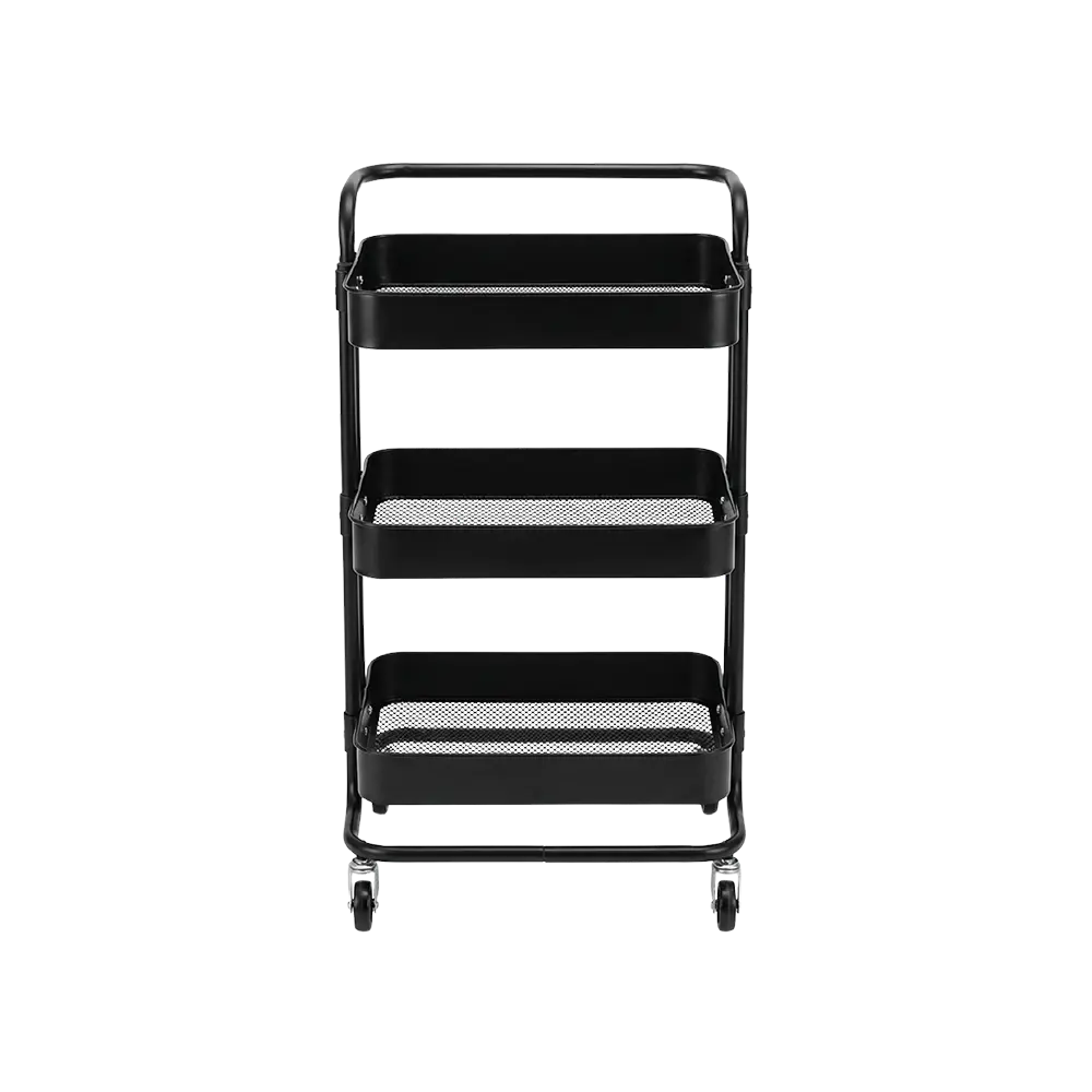 Metal-3-Tier-Rolling-Metal-Storage-Stand-with-Wheels Metal 3 Tier Rolling Metal Storage Stand with Wheels