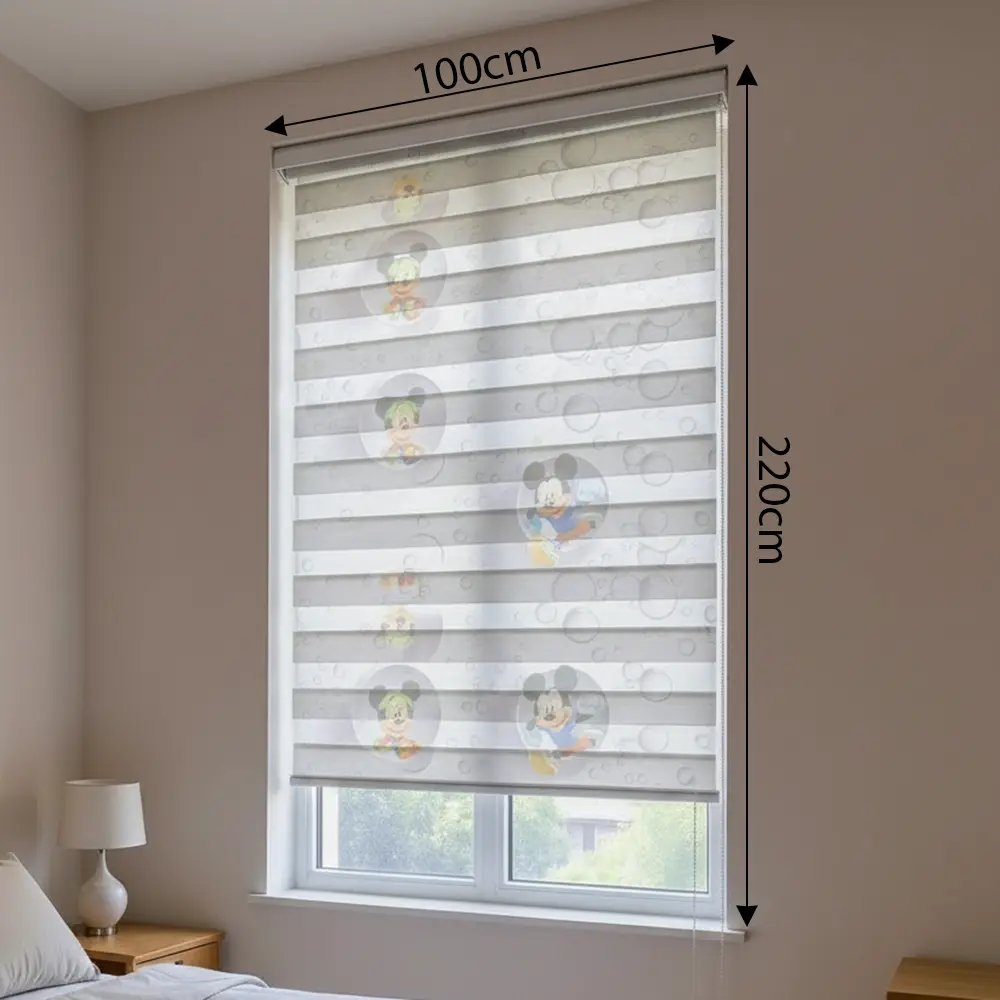 Mickey Mouse Design Roll Up Curtain 7
