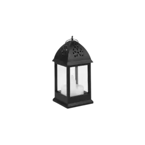 Mini Black Decorative 10cm Lantern Light