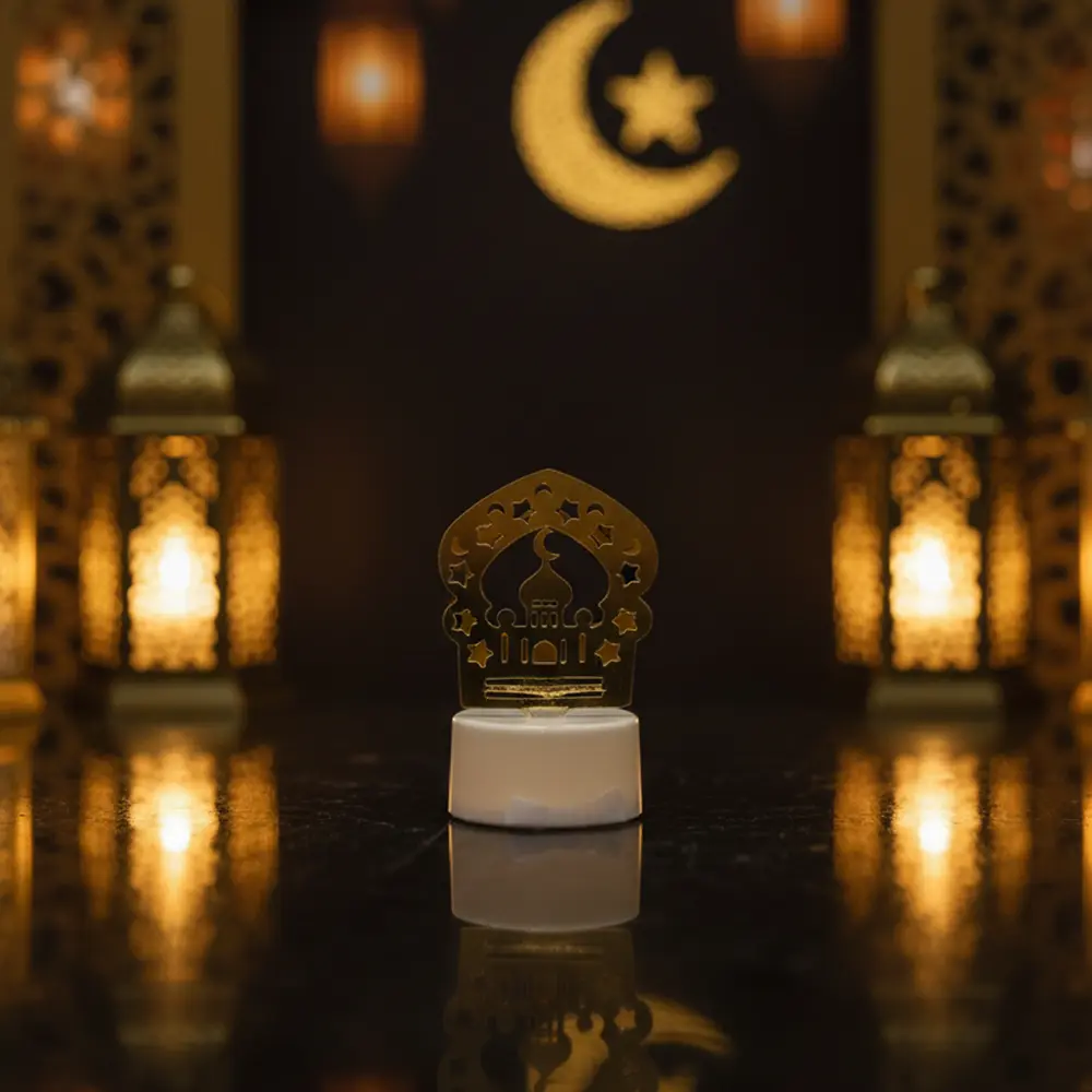 Mini Golden Mosque Ramadan Décor1