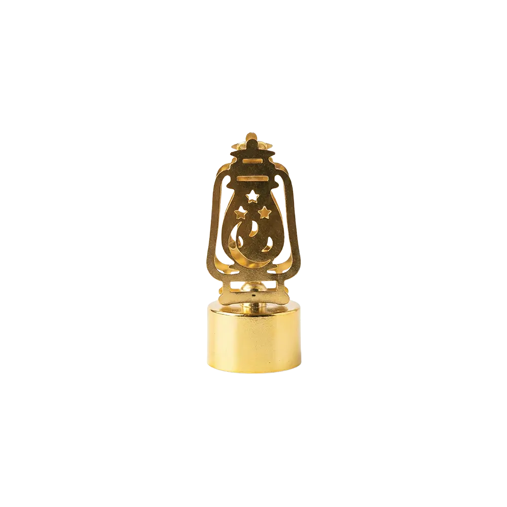 Mini Golden Ramadan Lantern Décor