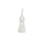 Mini White Mosque 14 cm Minaret Light