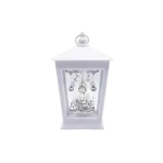 Moonlight White 10cm Decorative Lantern With Lamp