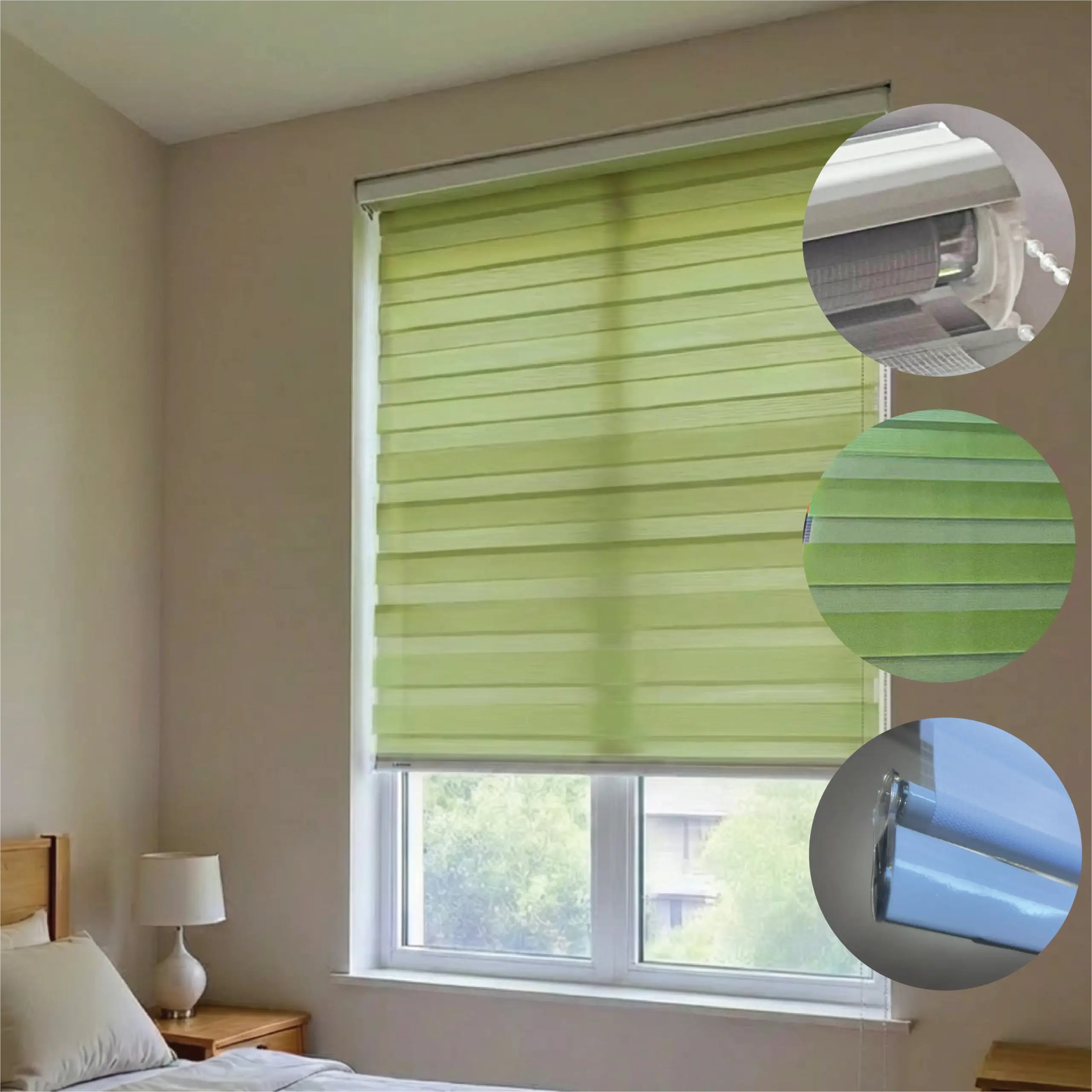 Pistage 120x220cm Roll Up Curtain3