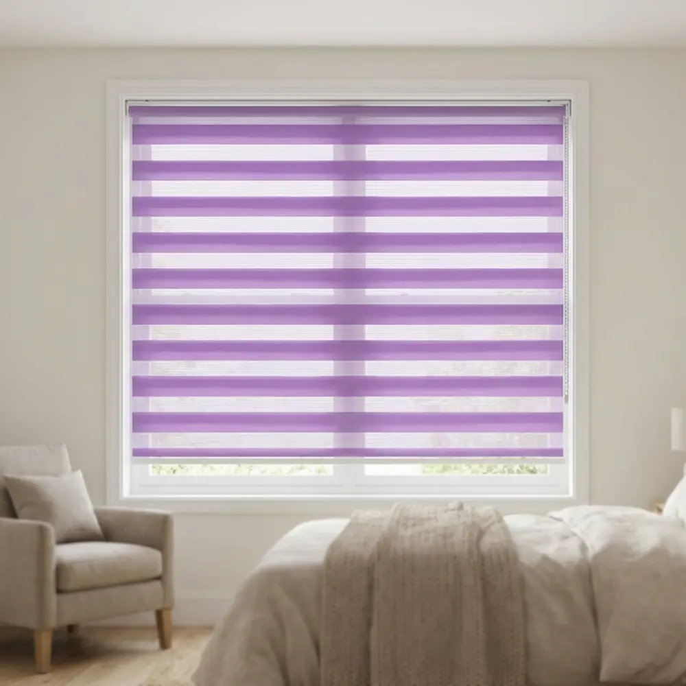 Purple 200x220cm Roll Up Curtain3