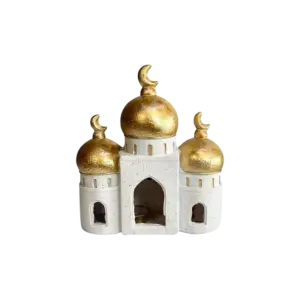Ramadan 21cm Triple Dome Mosque Décor