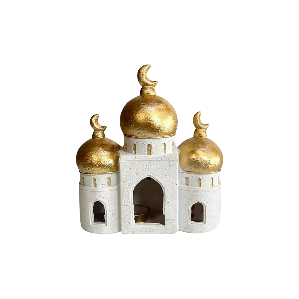 Ramadan 21cm Triple Dome Mosque Décor