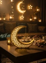 Ramadan-3535cm-Golden-Crescent-Hanging-Décor1 Ramadan 3535cm Golden Crescent Hanging Décor1
