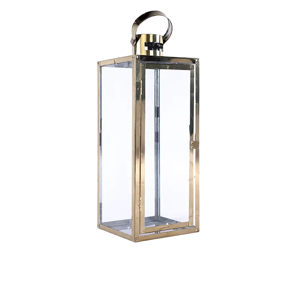 Ramadan 45cm Gold Glass Lantern