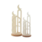 Ramadan Crescent & Mosque Silhouette Table Décor