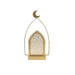 Ramadan Golden Crescent Arch Décor with Light