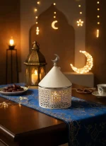 Ramadan Hospitality Box & Elegant Crescent Design with Light1