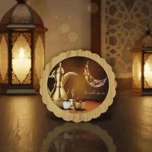 Ramadan Kareem 19cm Coffee Serving Tray1