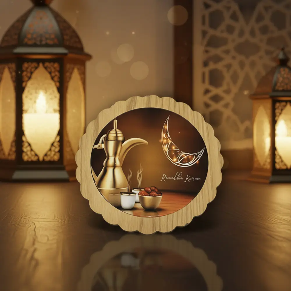 Ramadan Kareem 19cm Coffee Serving Tray1