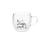 Ramadan Kareem 200ml Double Glass Mug