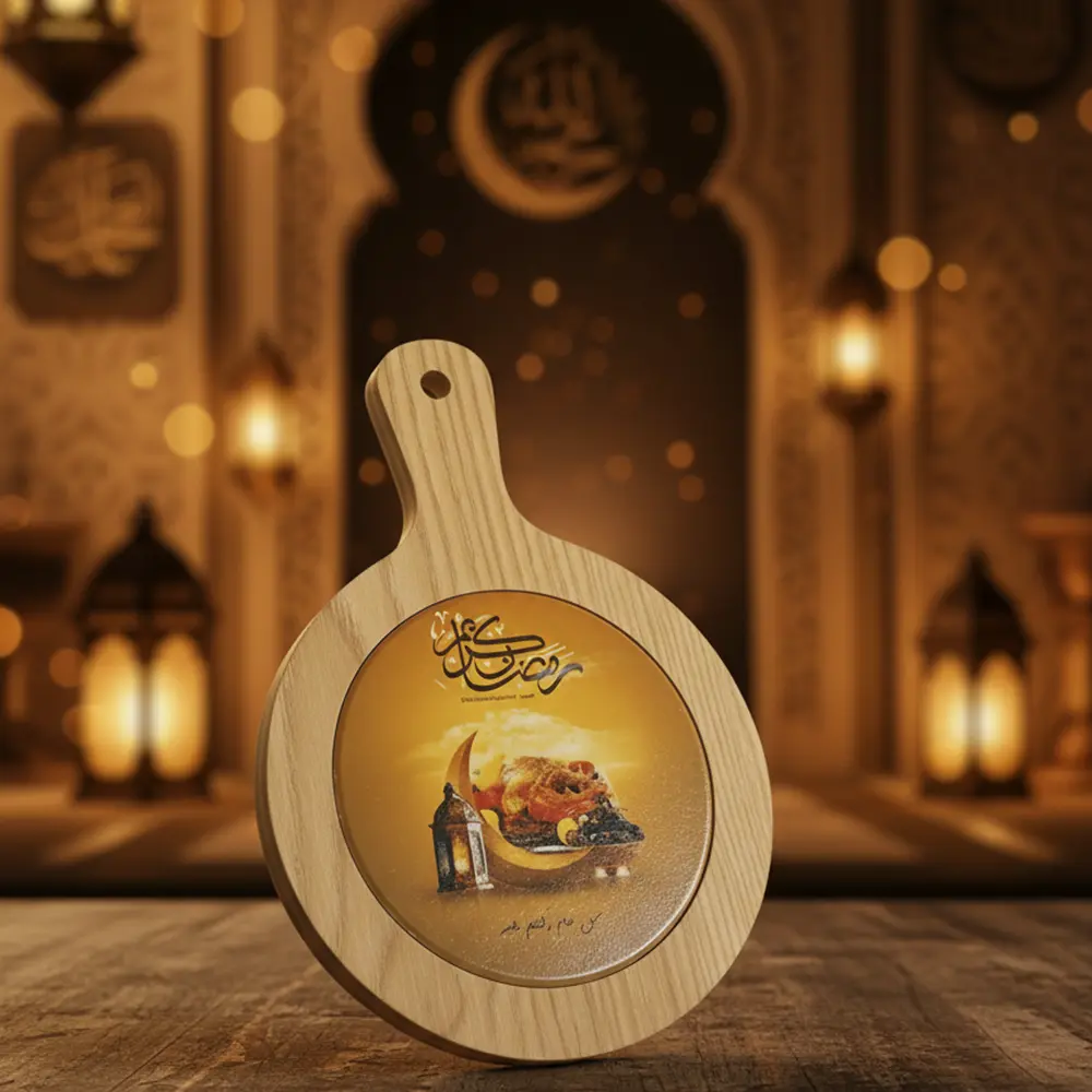 Ramadan Kareem 20cm Wooden Serving Board1