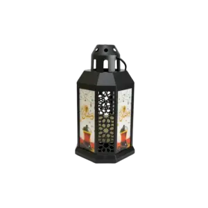 Ramadan Kareem 24cm Black LED Lantern Light