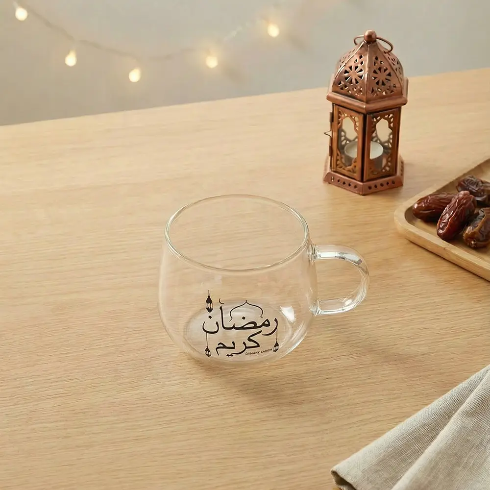 Ramadan-Kareem-250ml-Glass-Mug1 Ramadan Kareem 250ml Glass Mug1