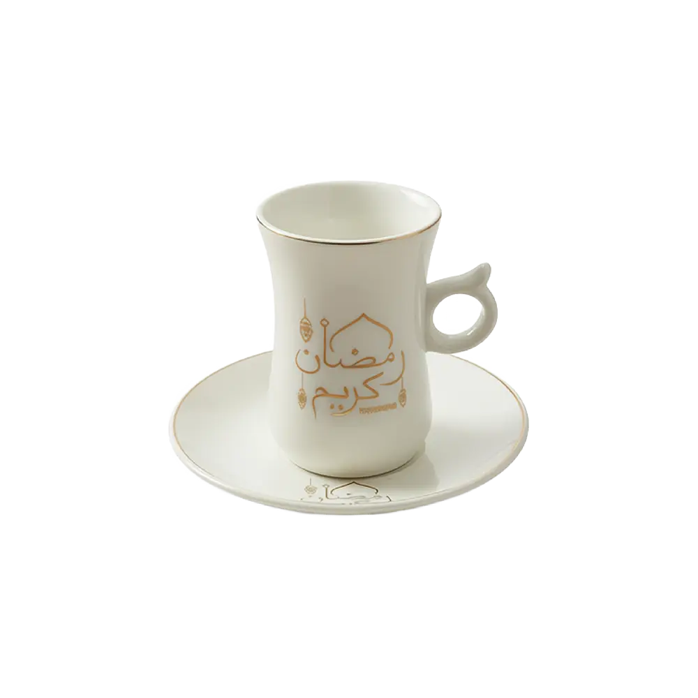 Ramadan-Kareem-6pcs-Tea-Cup-&-Saucer-Set Ramadan Kareem 6pcs Tea Cup & Saucer Set