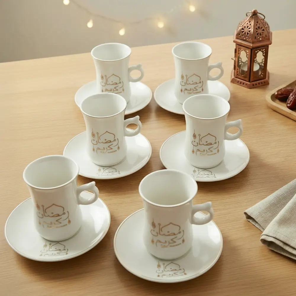 Ramadan-Kareem-6pcs-Tea-Cup-&-Saucer-Set1 Ramadan Kareem 6pcs Tea Cup & Saucer Set1