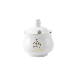 Ramadan Kareem Ceramic Sugar Bowl with Lid