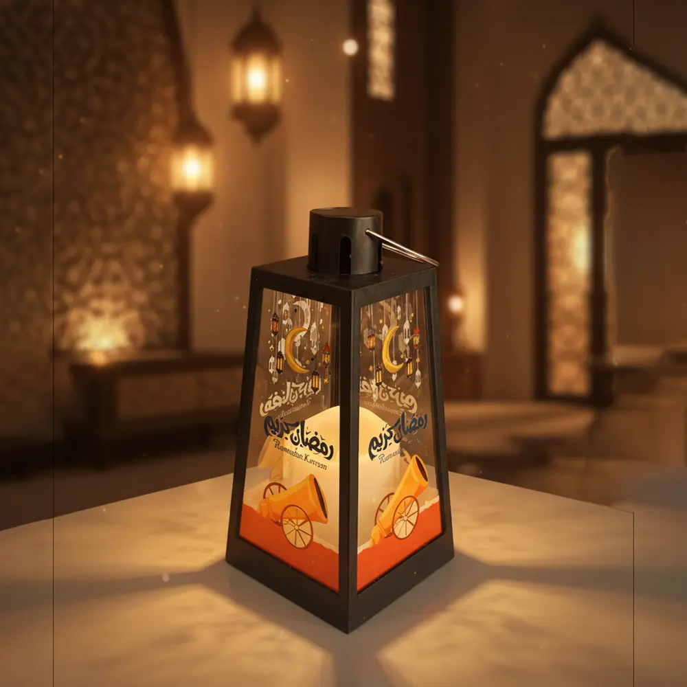 Ramadan Kareem22cm Decorative Black Lantern1