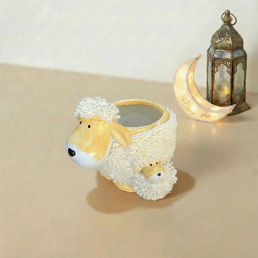 Ramadan-Medium-Sheep-&-Lamb-Décor-Holder1 Ramadan Medium Sheep & Lamb Décor Holder1