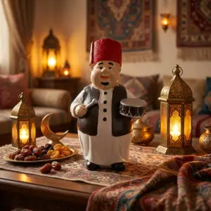 Ramadan Musaharati Drummer Figurine1