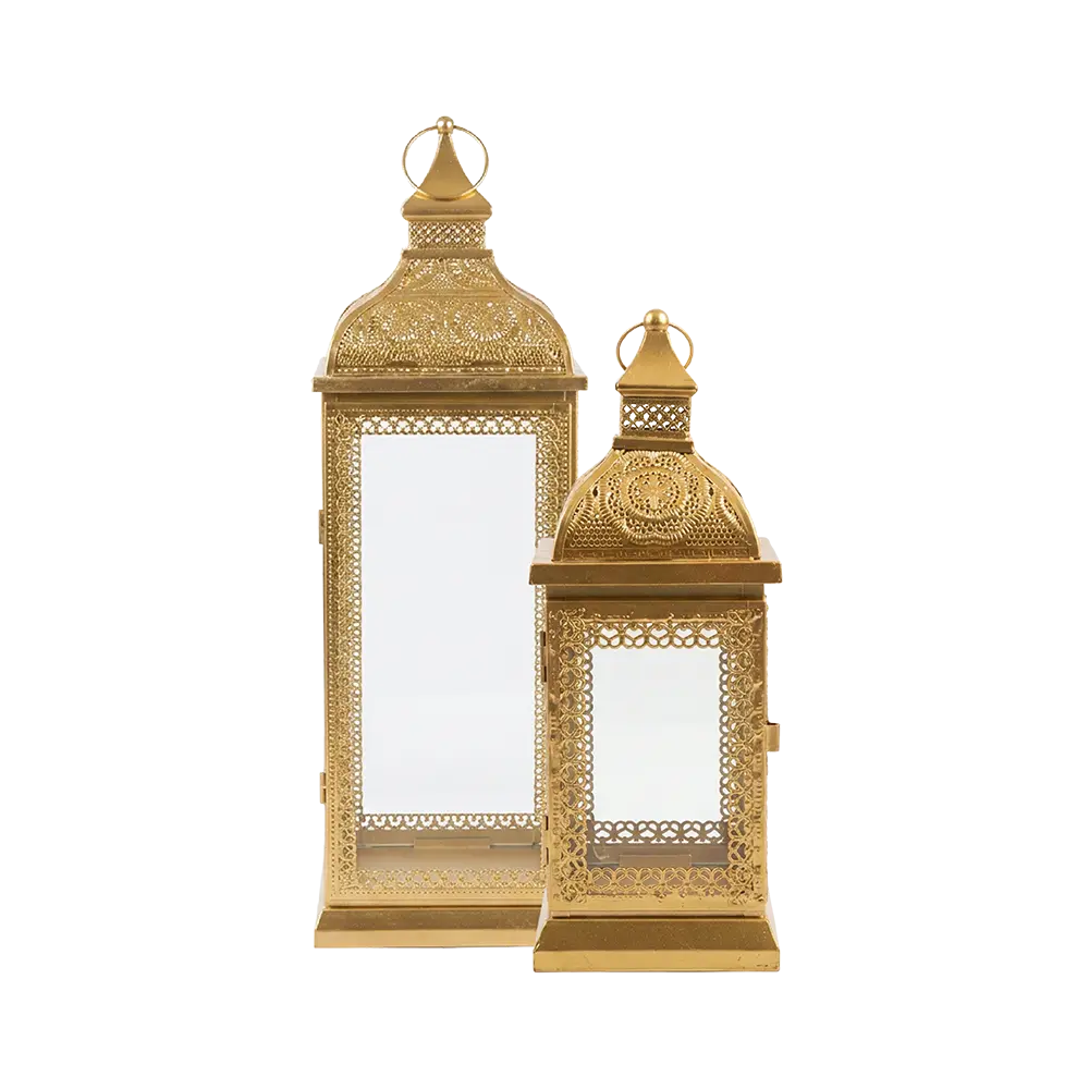 Ramadan Ornate Gold Lantern