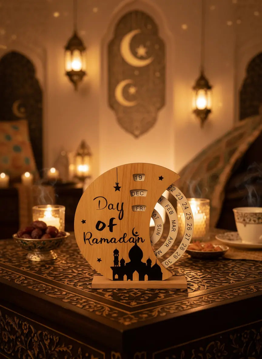 Ramadan Wooden Countdown Calendar1