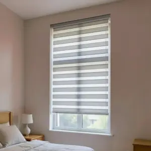 Silver 100x220cm Roll Up Curtain