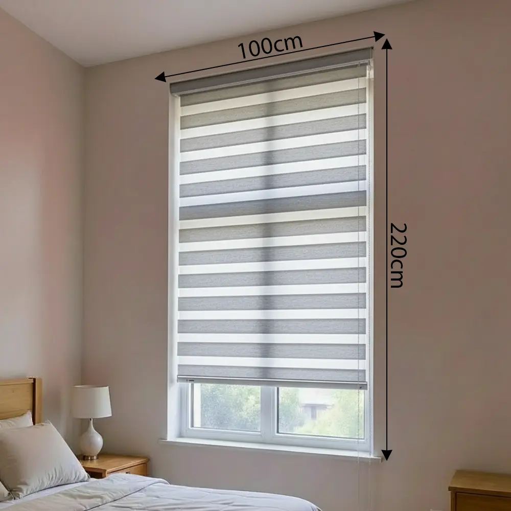 Silver Roll Up Curtain 7