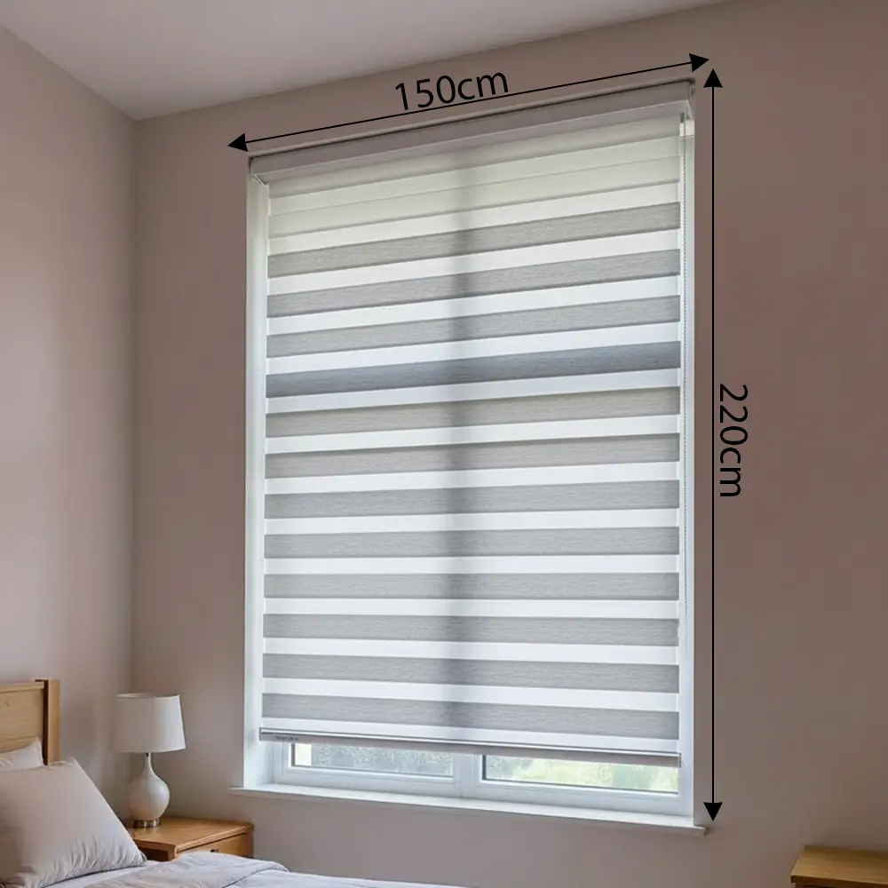 Silver Roll Up Curtain 5