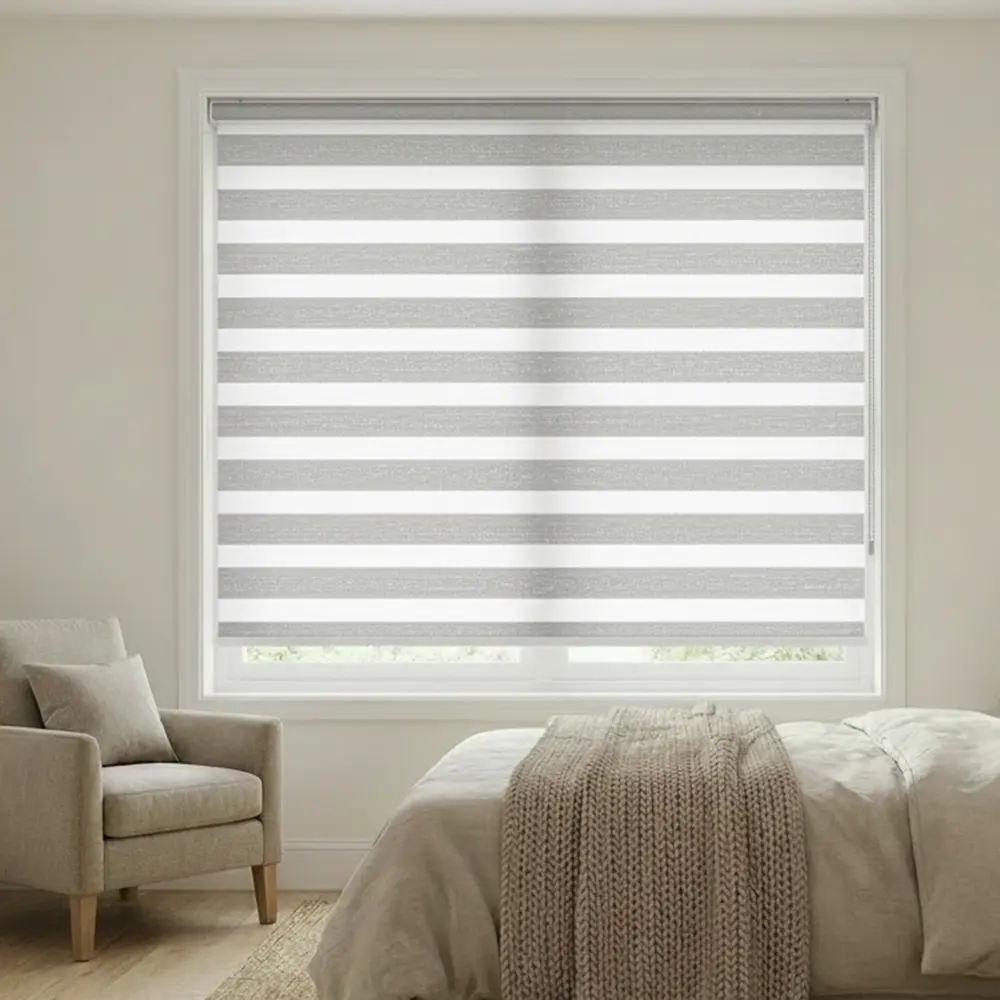 Silver Roll Up Curtain 3