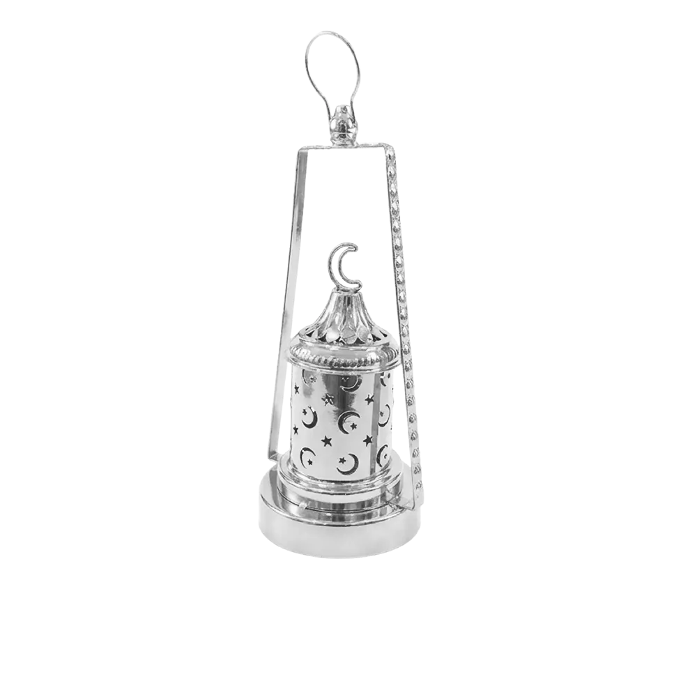 Silver Ramadan Hanging Lantern Table Décor