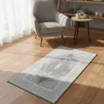 Soft Elegance 120x60cm Patterned Carpet