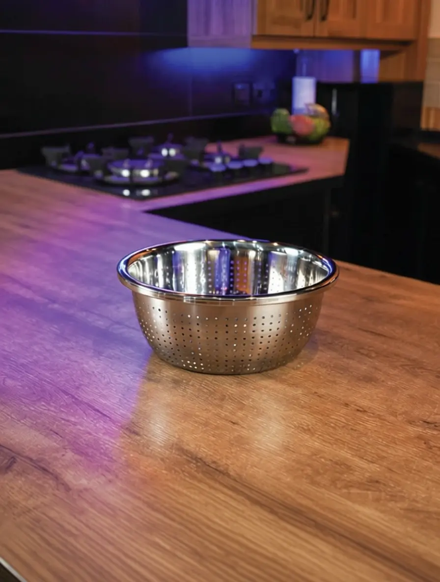 Stainless 26cm Silver Strainer1