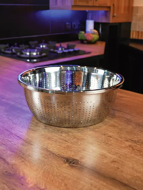 Stainless 36cm Silver Strainer1