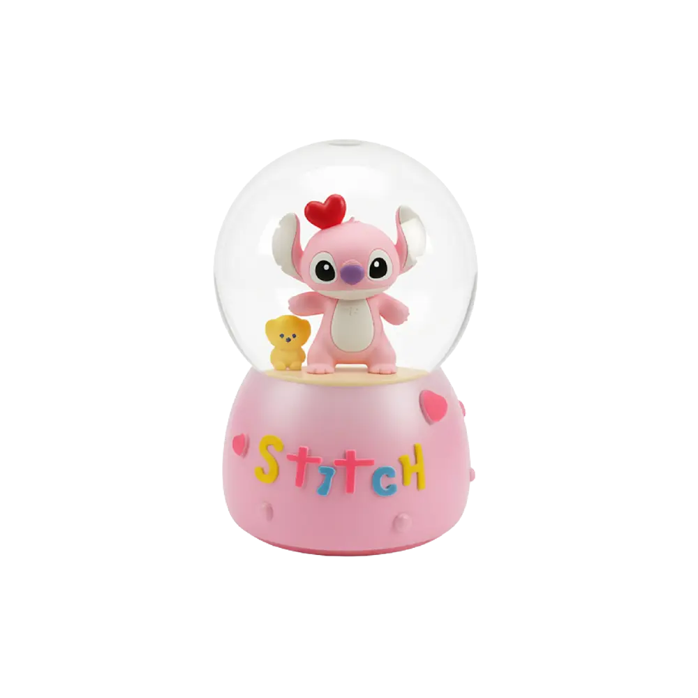 Stitch-Pink-Snow-Ball-Night-Light Stitch Pink Snow Ball Night Light