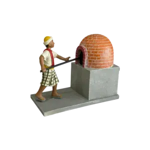 Traditional Bakery Scene Decorative Incense Burner