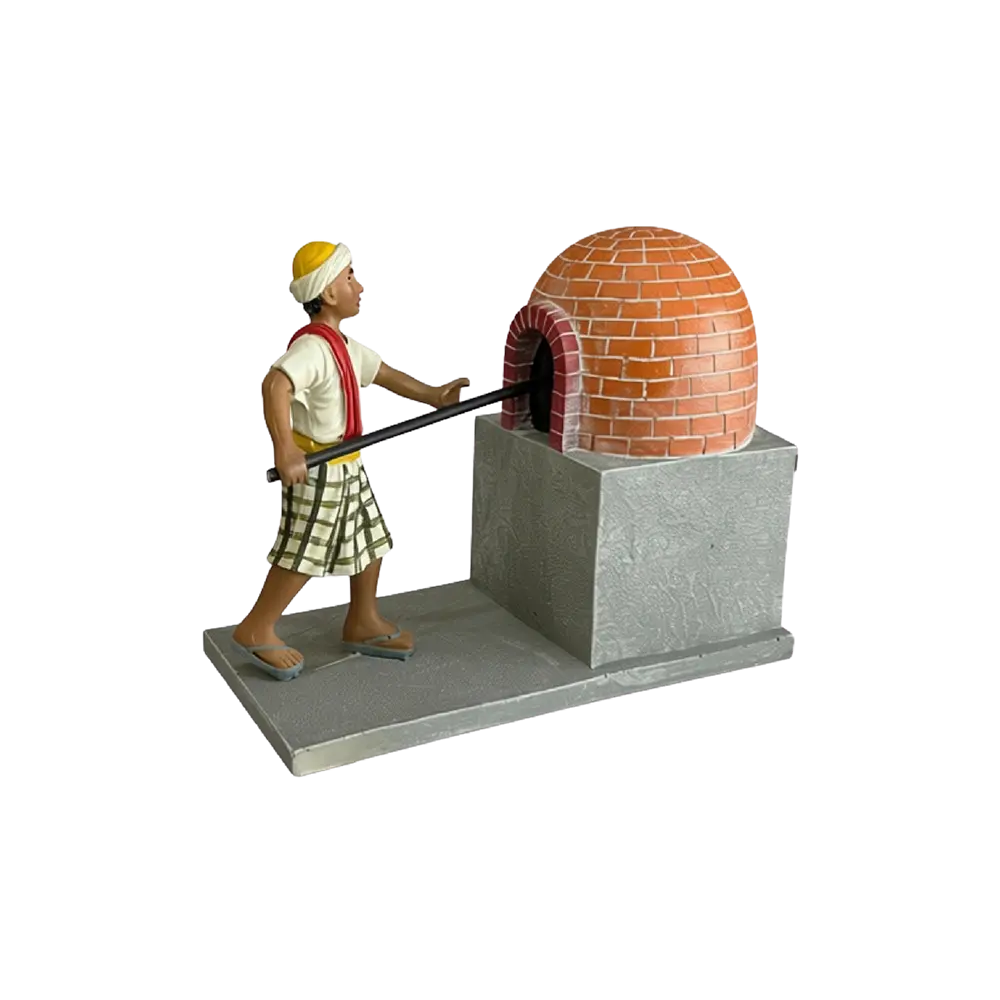 Traditional Bakery Scene Decorative Incense Burner