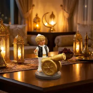 Traditional Ramadan Cannon Figurine1