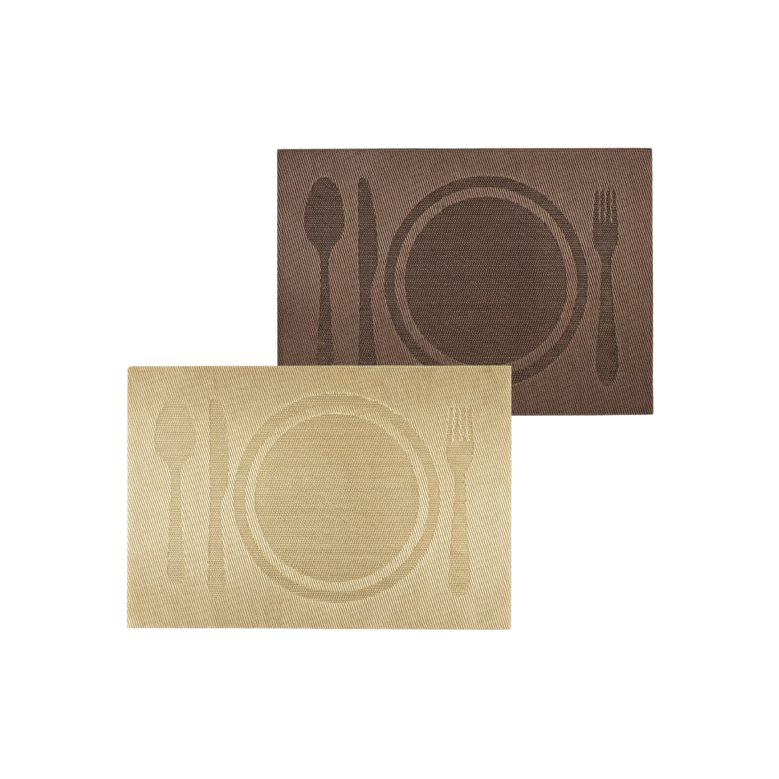 Two Different Color of 6pcs Rectangular Trivet