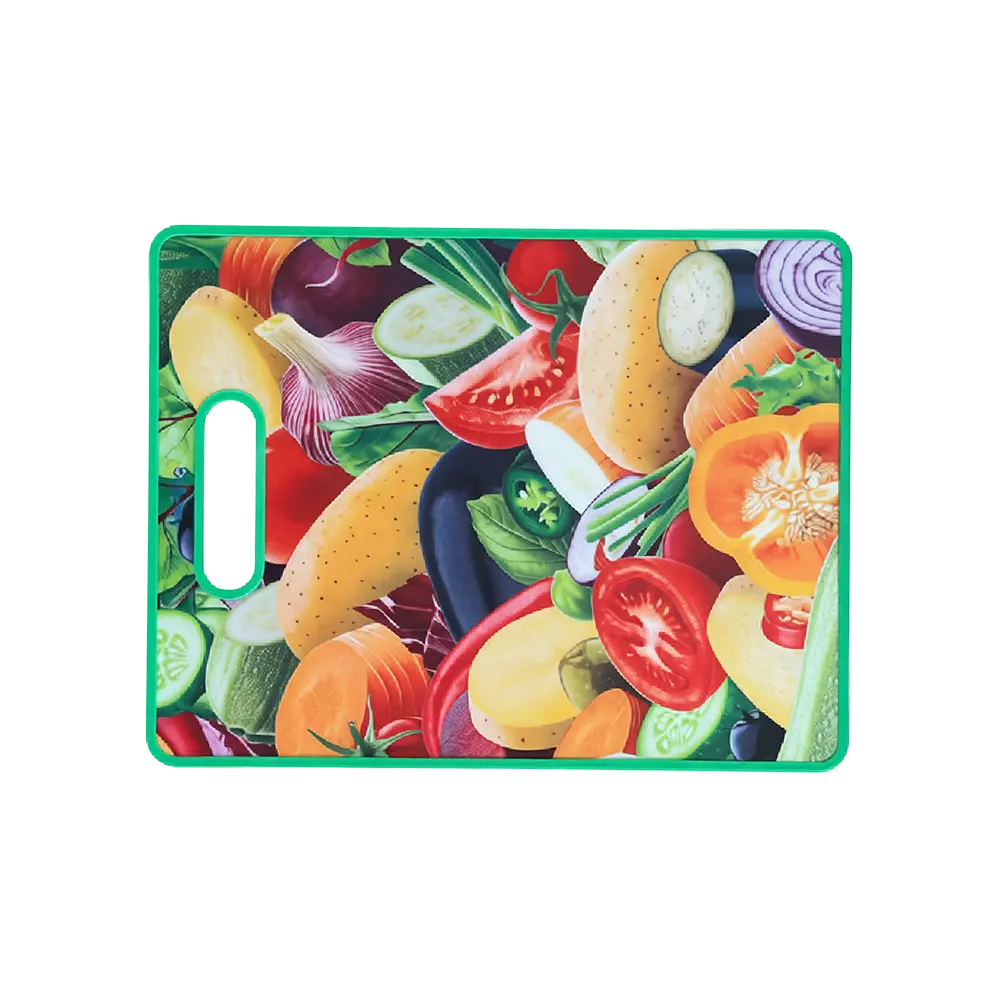 Vegtebles Design 38x30cm Green Cutting Board