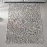 Wavy Pattern 160x230cm Greige Rug