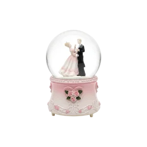 Wedding Couple Snow Globe Night Light